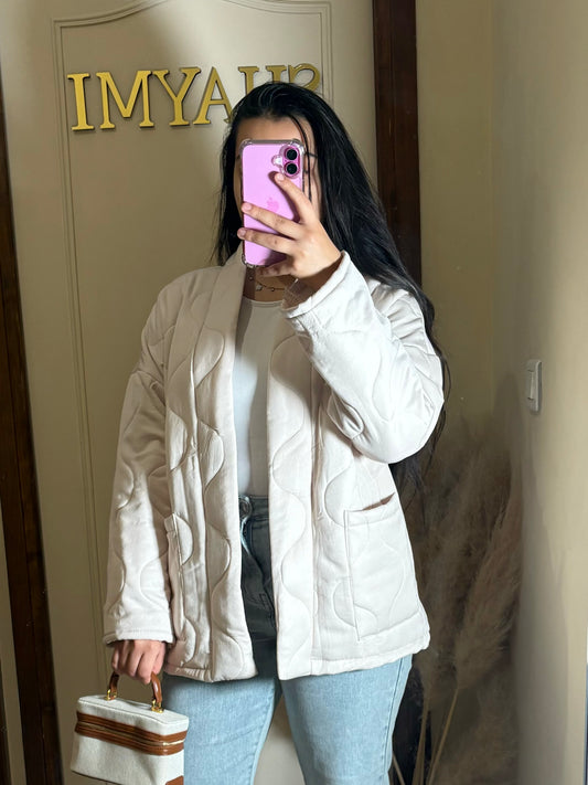 Veste Matelassé Beige